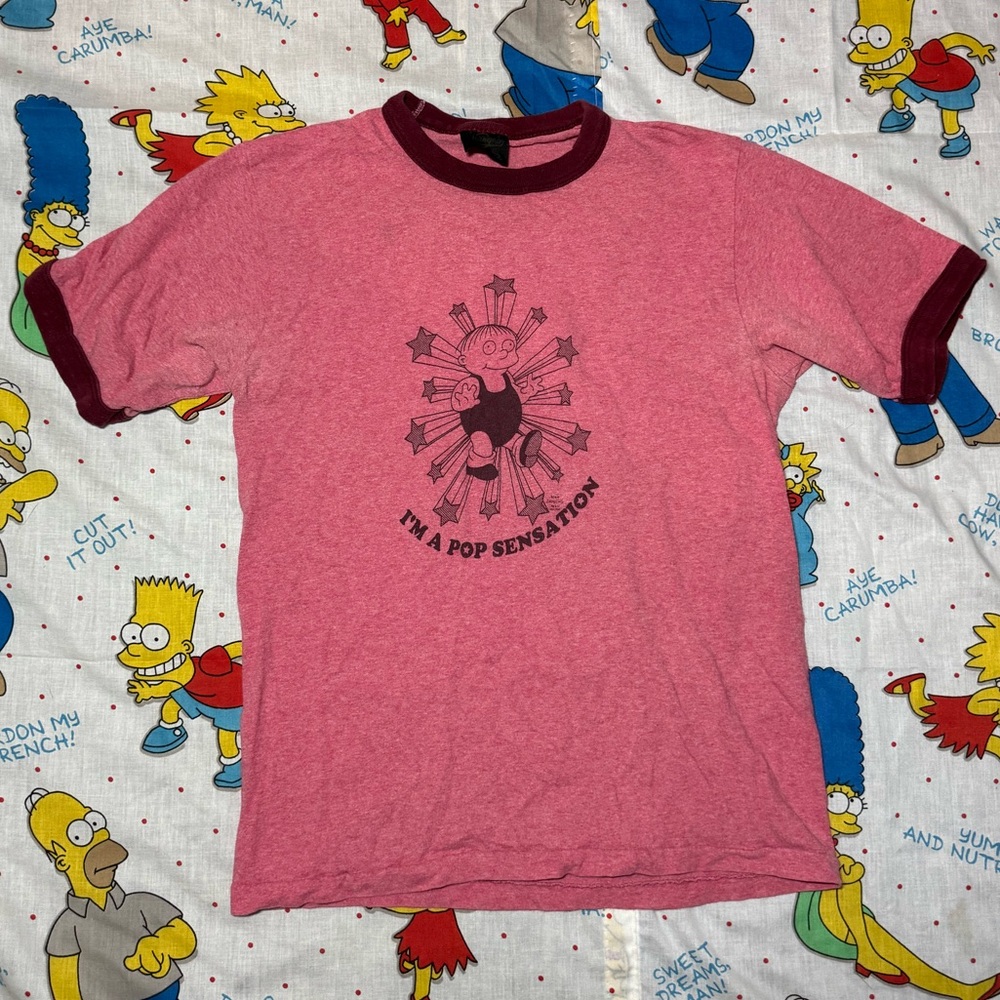 Vintage Y2K The Simpsons Ralph Pop Sensation Shirt Unisex Size Small 2003
